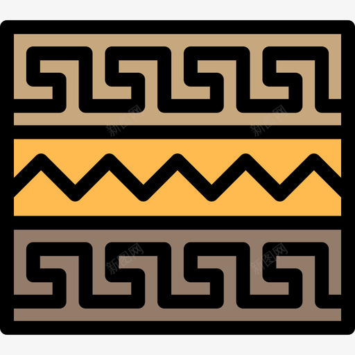 装饰物古希腊3线性颜色图标svg_新图网 https://ixintu.com 古希腊3 线性颜色 装饰物