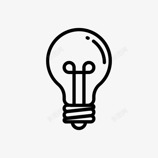 创意灯泡概念创意图标svg_新图网 https://ixintu.com 业务线阿尔法 创意 创意灯泡 概念 视觉