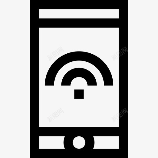 Wifi购物中心11线性图标svg_新图网 https://ixintu.com Wifi 线性 购物中心11