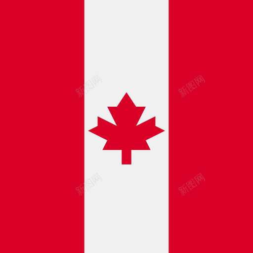 加拿大方形国家简单旗帜图标svg_新图网 https://ixintu.com 加拿大 方形国家简单旗帜