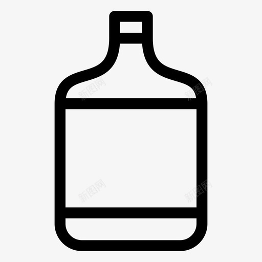 加仑瓶子加仑水图标svg_新图网 https://ixintu.com 2018年4月9日 加仑 加仑水 水容器 瓶子