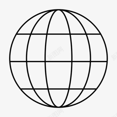在线地球全球图标图标