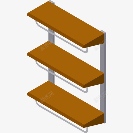 架子家具34扁平图标svg_新图网 https://ixintu.com 家具34 扁平 架子