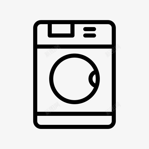 洗衣机清洁卫生图标svg_新图网 https://ixintu.com 卫生 洗衣 洗衣机 清洁