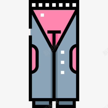裤子冬装2线性颜色图标图标
