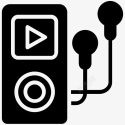 iPod媒体播放器ipod媒体播放器mp3播放器图标高清图片