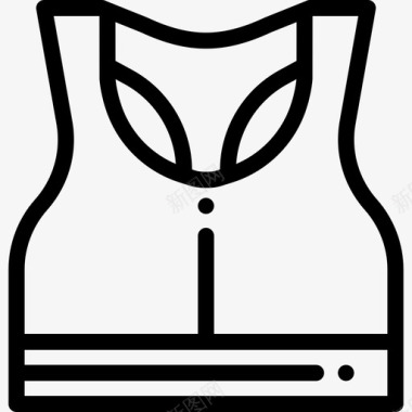 胸罩健康生活方式9直系图标图标