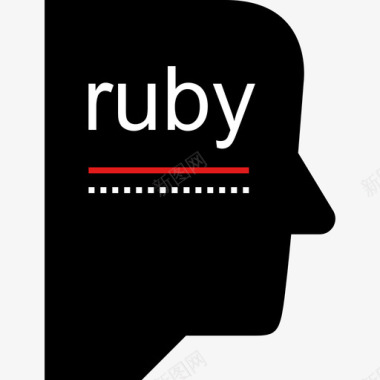 Ruby开发web4平面图标图标