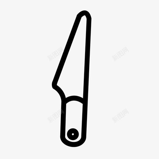 刀厨师烹饪图标svg_新图网 https://ixintu.com 刀 厨师 厨房 厨房工具集轮廓 烹饪