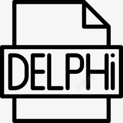 DelphiDelphi开发22线性图标高清图片