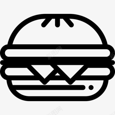 汉堡烧烤派对5直系图标图标