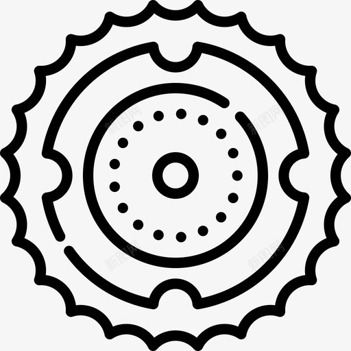 离合器公路自行车赛车2线性图标svg_新图网 https://ixintu.com 公路自行车赛车2 离合器 线性