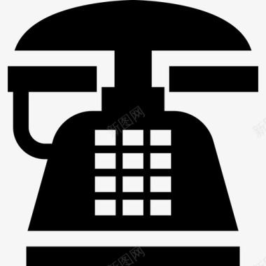 电话复古电子充满图标图标
