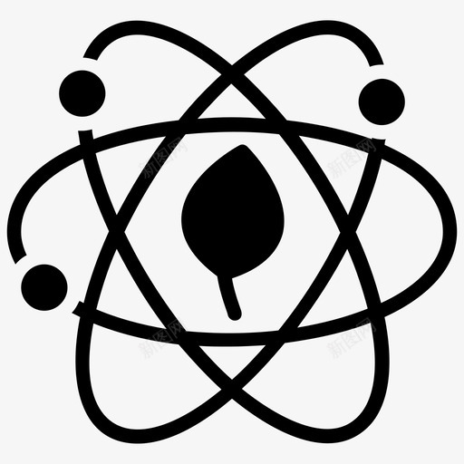 生态科学原子能生态学图标svg_新图网 https://ixintu.com 原子能 拯救世界字形图标 生态学 生态科学 绿色原子 绿色技术