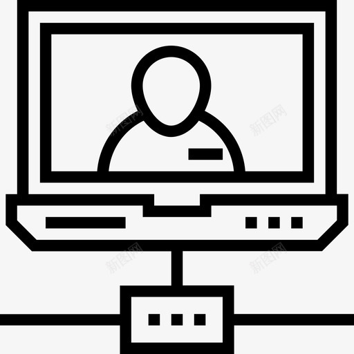 笔记本电脑项目管理4线性图标svg_新图网 https://ixintu.com 笔记本电脑 线性 项目管理4