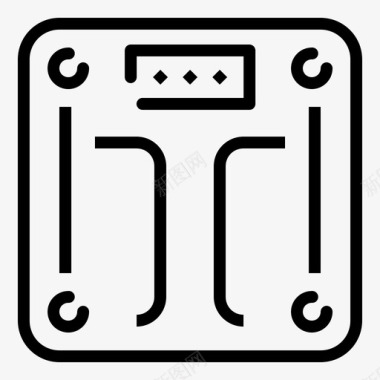 秤公斤实验室图标图标