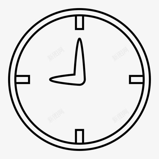 时钟休息时间时间图标svg_新图网 https://ixintu.com 业务和办公室 休息时间 办公室 时钟 时间