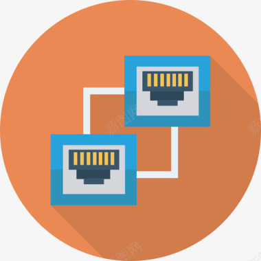 文件共享网络和通信2循环图标图标