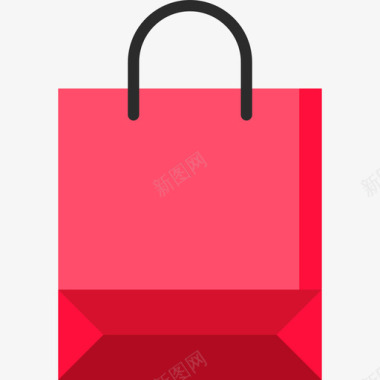 购物袋必需品7扁平图标图标