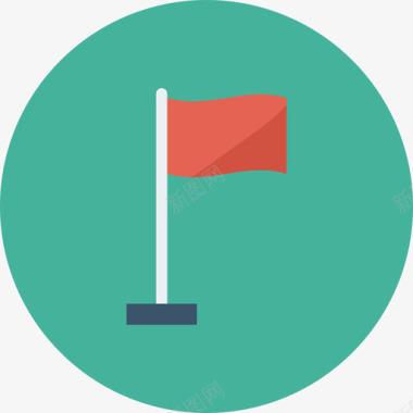 旗帜网页开发ul平面圆圆形图标图标