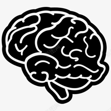 人脑脑力智能图标图标