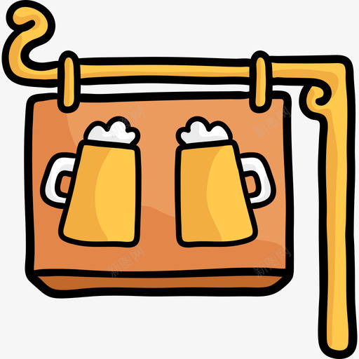 酒吧啤酒节11彩色图标svg_新图网 https://ixintu.com 啤酒节11 彩色 酒吧