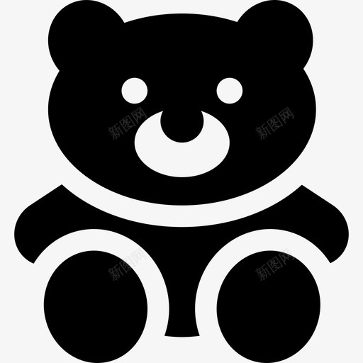 泰迪熊购物46加油图标svg_新图网 https://ixintu.com 加油 泰迪熊 购物46