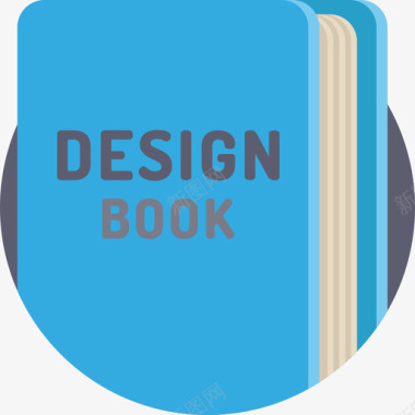 书籍创意平面图标图标