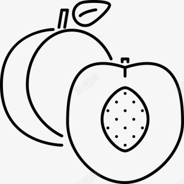 桃子食物46直系图标图标
