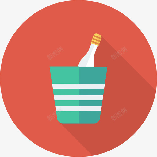 香槟食品和饮料22圆形图标svg_新图网 https://ixintu.com 圆形 食品和饮料22 香槟