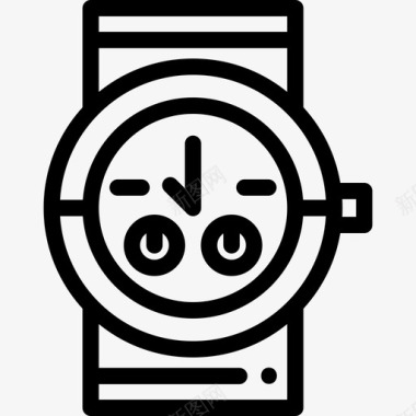 手表奢侈品商店7直线型图标图标