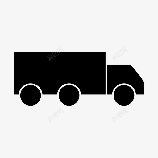 卡车物流汽车货物图标svg_新图网 https://ixintu.com 冲突字形图标 卡车物流 战争 战斗 汽车 货物 运输