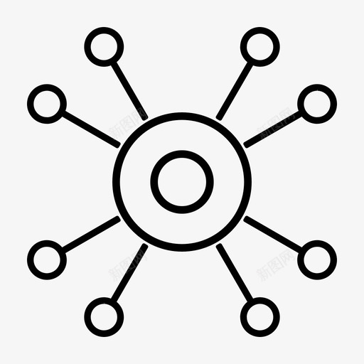 链接连接联机关系图标svg_新图网 https://ixintu.com 业务概要 关系 服务器 联机 链接连接