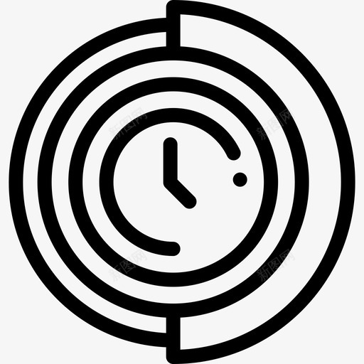 时间管理时间管理12线性图标svg_新图网 https://ixintu.com 时间管理 时间管理12 线性
