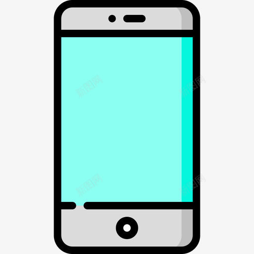 手机必需品5线纹颜色图标svg_新图网 https://ixintu.com 必需品5 手机 线纹颜色