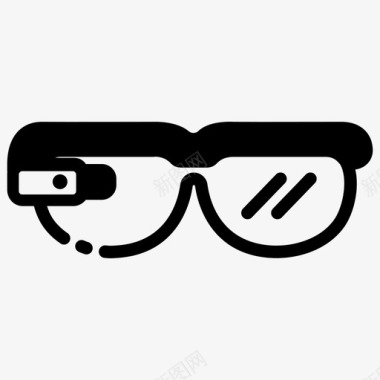 智能眼镜设备小工具图标图标