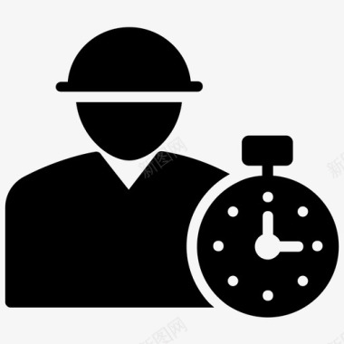 工作时间截止日期任务时间图标图标