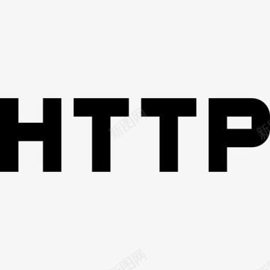 Http操作单色图标图标