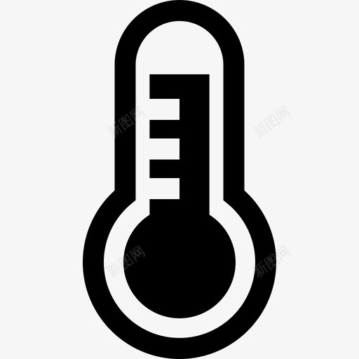 温度气候变化3填充图标svg_新图网 https://ixintu.com 填充 气候变化3 温度