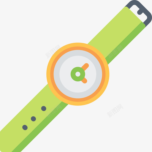 手表时间18平的图标svg_新图网 https://ixintu.com 平的 手表 时间18