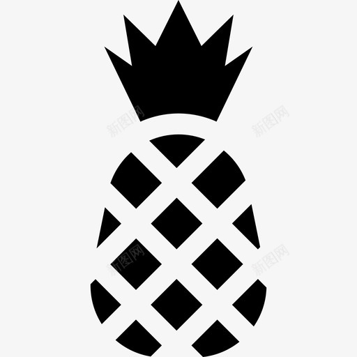 菠萝夏威夷7填充图标svg_新图网 https://ixintu.com 填充 夏威夷7 菠萝