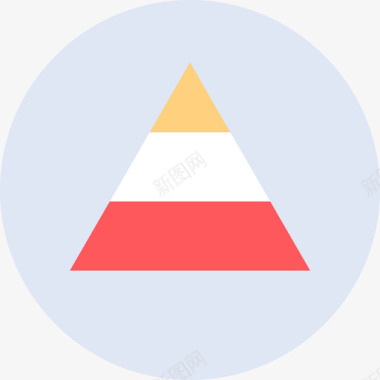 金字塔图网络分析平面图图标图标