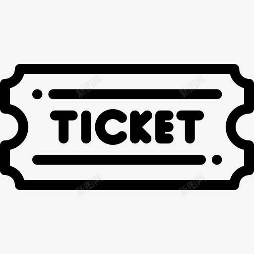 门票12场直系图标svg_新图网 https://ixintu.com 12场 直系 门票