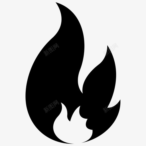 火焰燃烧灼热图标svg_新图网 https://ixintu.com 火焰 火焰雕文图标 灼热 燃烧