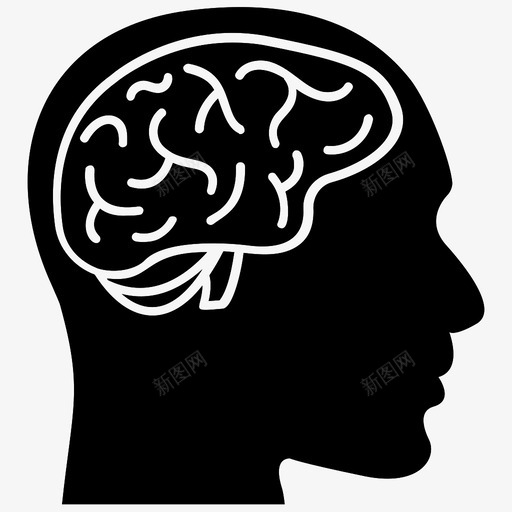 人脑脑力想象力图标svg_新图网 https://ixintu.com 人脑 大脑立体图标 思考 想象力 智能 脑力