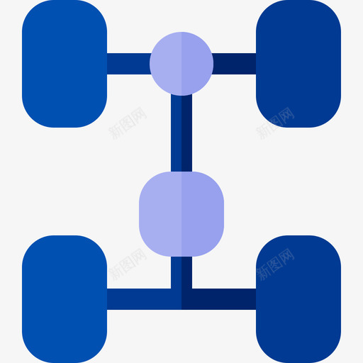 底盘汽车发动机4扁平图标svg_新图网 https://ixintu.com 底盘 扁平 汽车发动机4