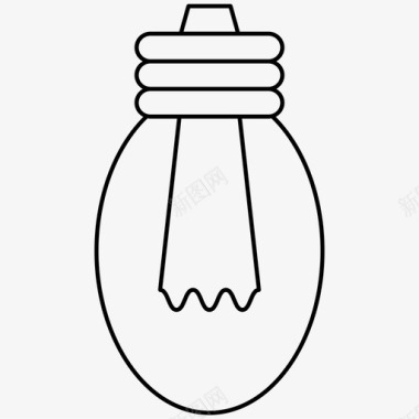 灯泡灯日常用品图标图标