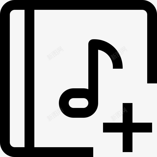 音乐文件音乐和声音3线性图标svg_新图网 https://ixintu.com 线性 音乐和声音3 音乐文件