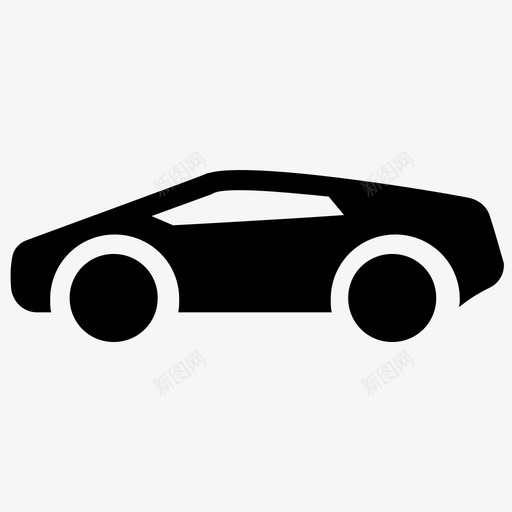 超级跑车汽车跑车图标svg_新图网 https://ixintu.com 汽车 汽车字形矢量图标 超级跑车 跑车 车辆