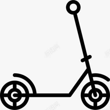 滑板车玩具14直线型图标图标